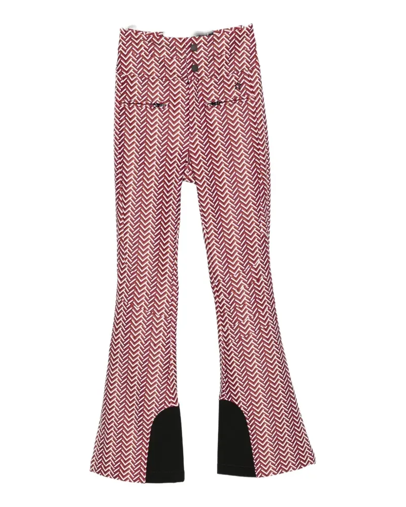 Perfect Moment Skihose mit Chevron-Print - Rot Rot