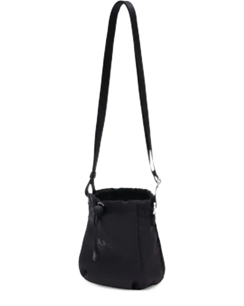 A.P.C. Umhängetasche mit verstellbarem Riemen - Schwarz Schwarz