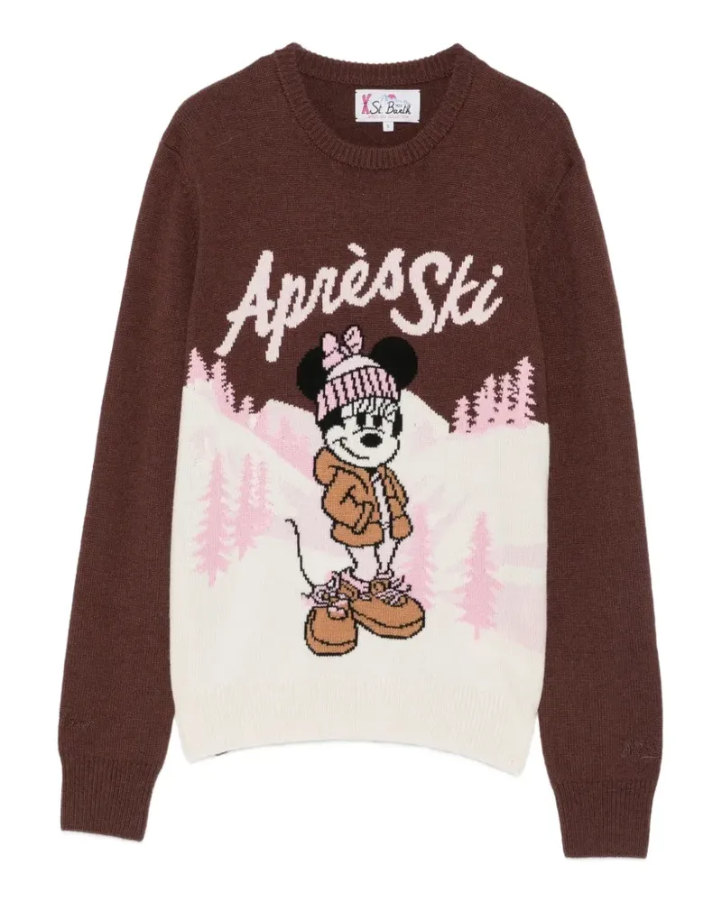MC2 Saint Barth x Disney New Queen intarsia-knit sweater - Braun Braun