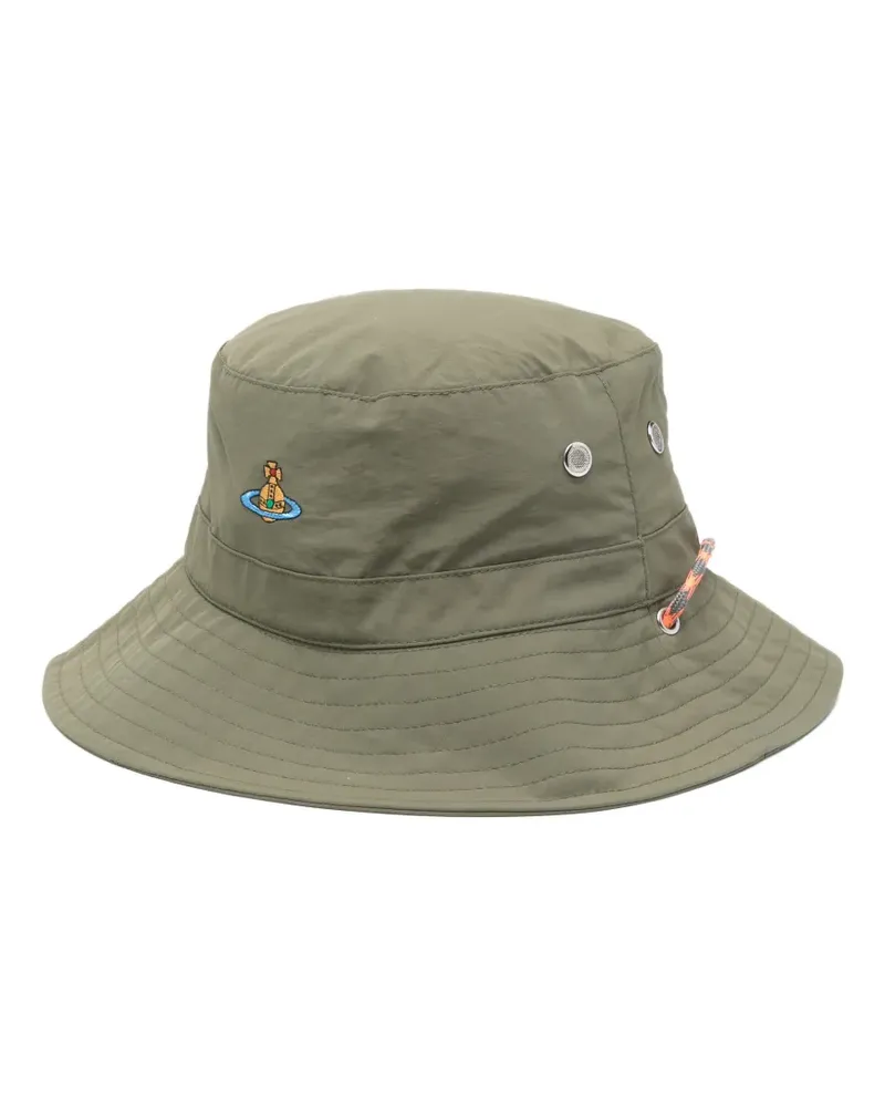 Vivienne Westwood Hut mit Orb-Stickerei - Grün Grün