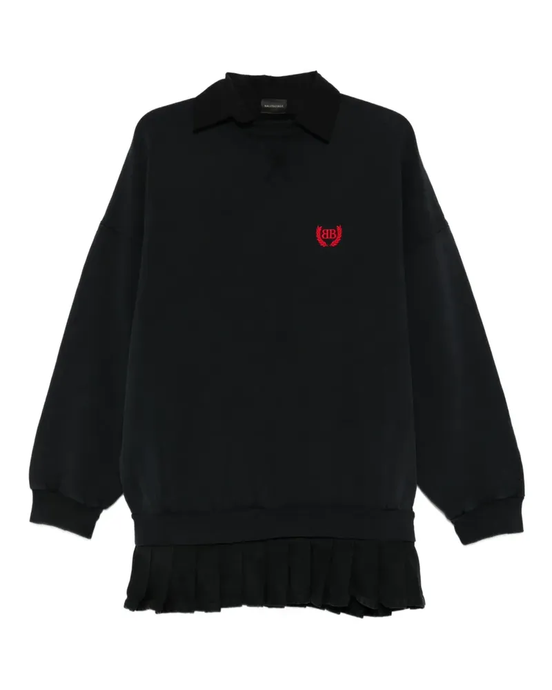 Balenciaga Besticktes Minikleid - Schwarz Schwarz