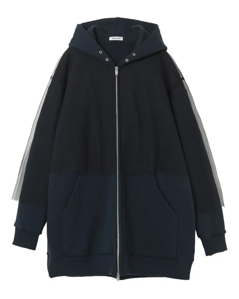 Undercover Kapuzenjacke mit Tülleinsätzen - Blau Blau