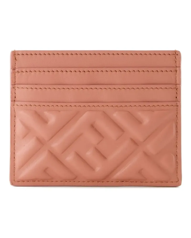 Fendi monogrammed cardholder - Rosa Rosa