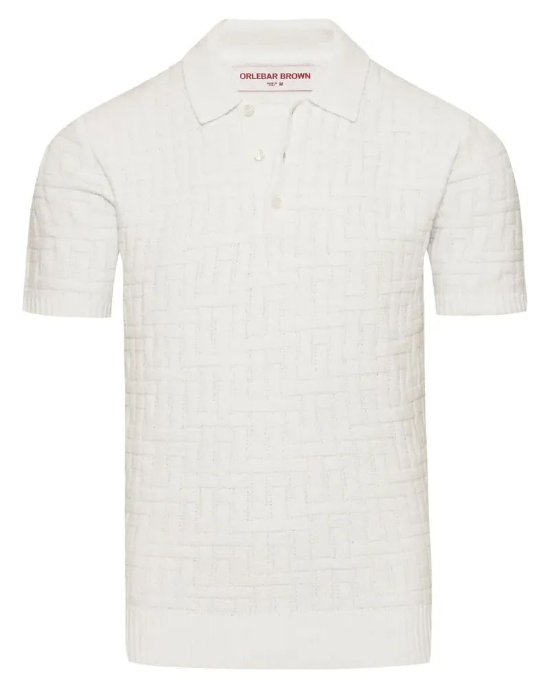 Orlebar Brown Burnham Poloshirt - Weiß Weiß