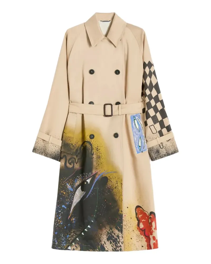 Max Mara Trenchcoat mit Gürtel - Nude Nude