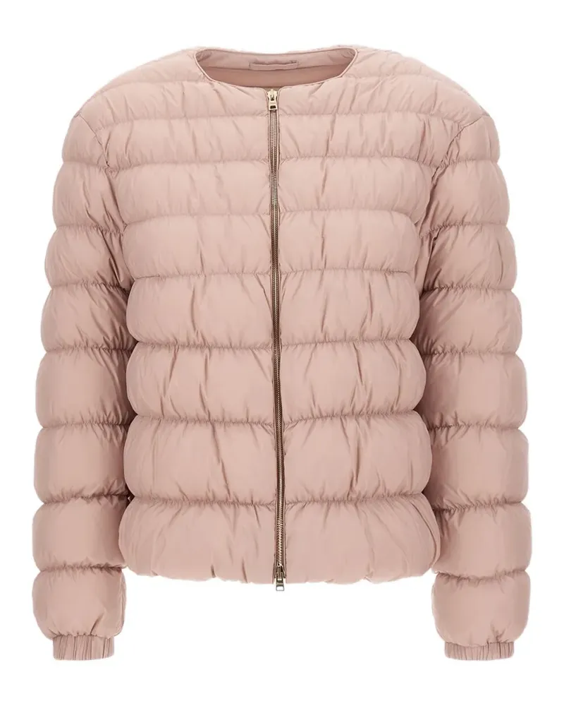 Herno Gefütterte Jacke ohne Kragen - Rosa Rosa