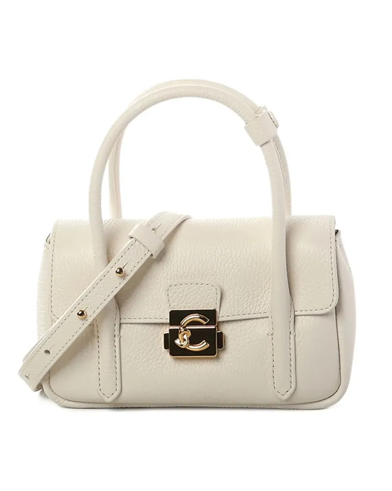 Coccinelle leather tote bag - Nude Nude