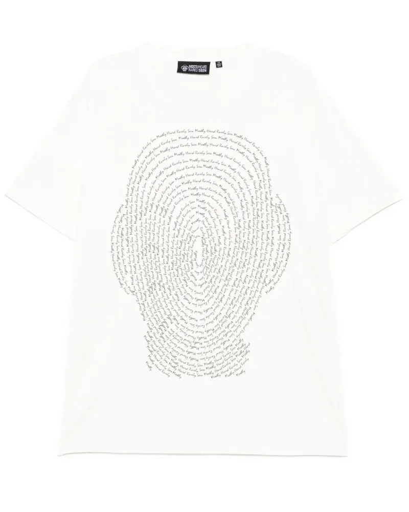 Mostly Heard Rarely Seen T-Shirt mit Logo-Print - Weiß Weiß