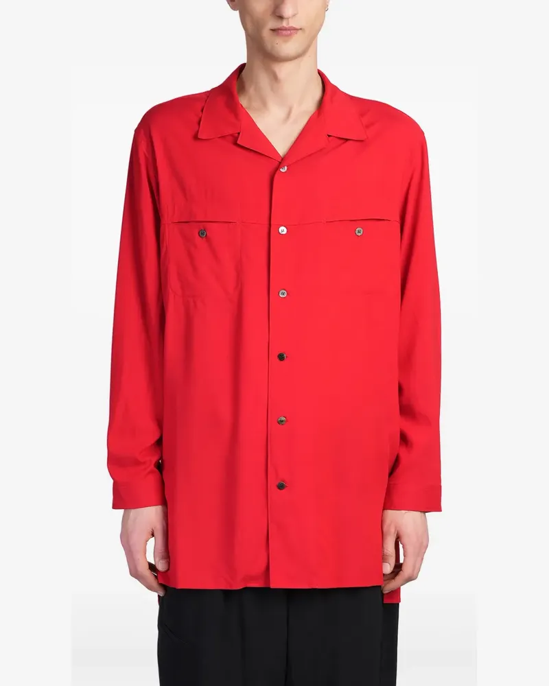 Yohji Yamamoto Klassisches Hemd - Rot Rot