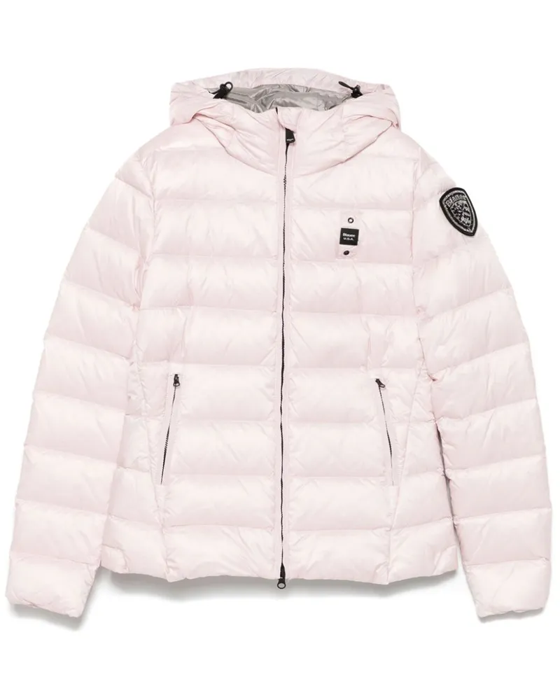 Blauer Charme Steppjacke - Rosa Rosa