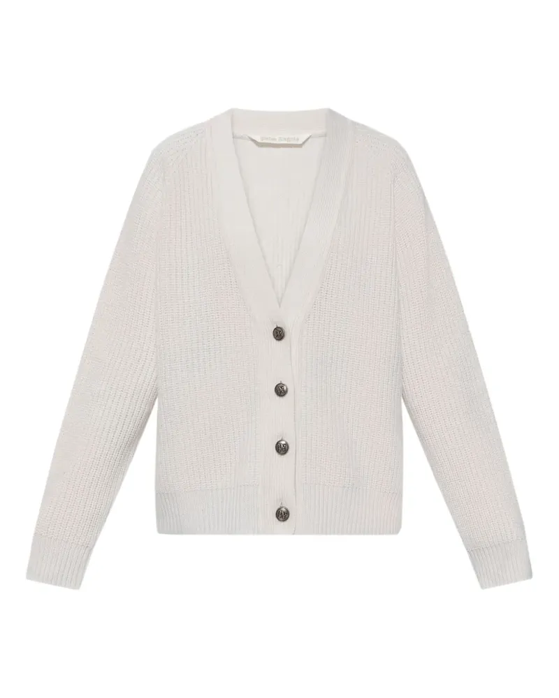 Palm Angels Geknöpfter Cardigan mit V-Ausschnitt - Nude Nude