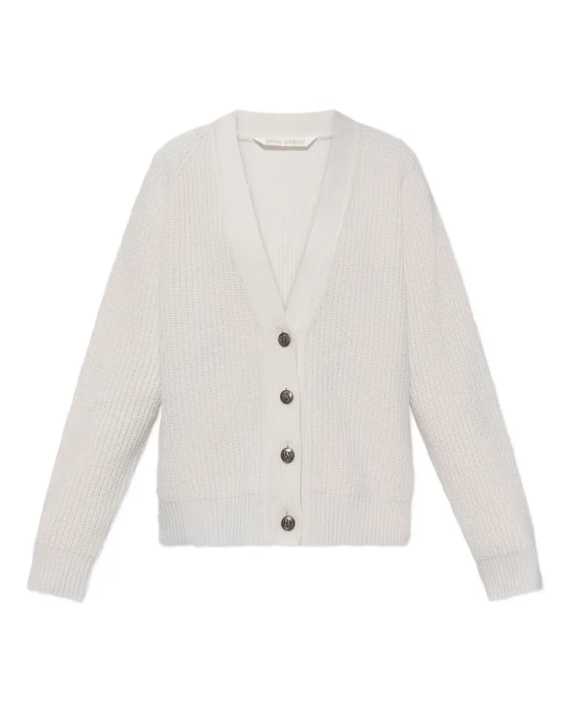 Palm Angels Geknöpfter Cardigan mit V-Ausschnitt - Nude Nude