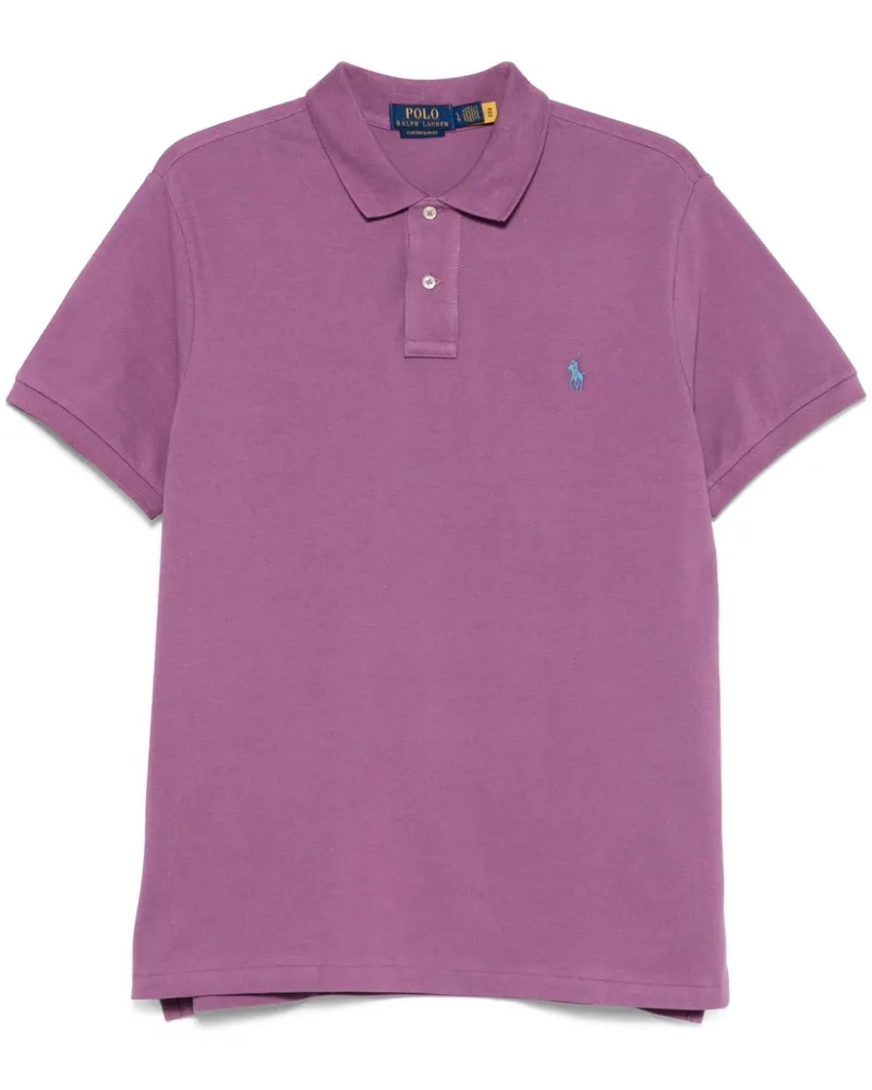 Ralph Lauren Poloshirt mit Polo Pony-Stickerei - Violett Violett