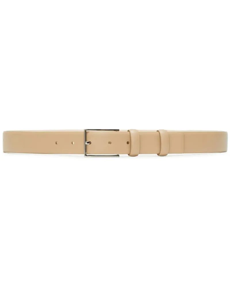12 STOREEZ Gürtel aus Leder - Nude Nude