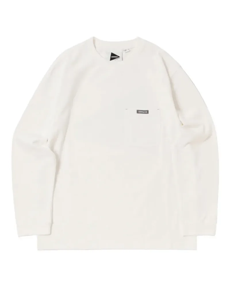 and wander chest-pocket long-sleeve T-shirt - Nude Nude