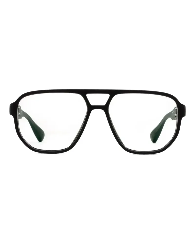 Mykita Geometrische Mavon Brille - Schwarz Schwarz