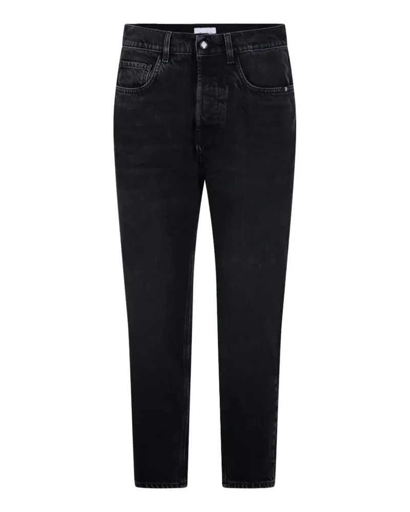 Amish Jeremiah Five-Pocket-Jeans - Schwarz Schwarz