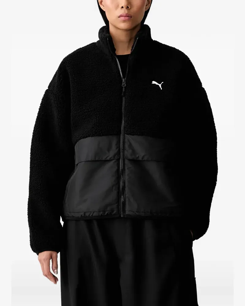 Puma Re: Fiber Fleecejacke - Schwarz Schwarz