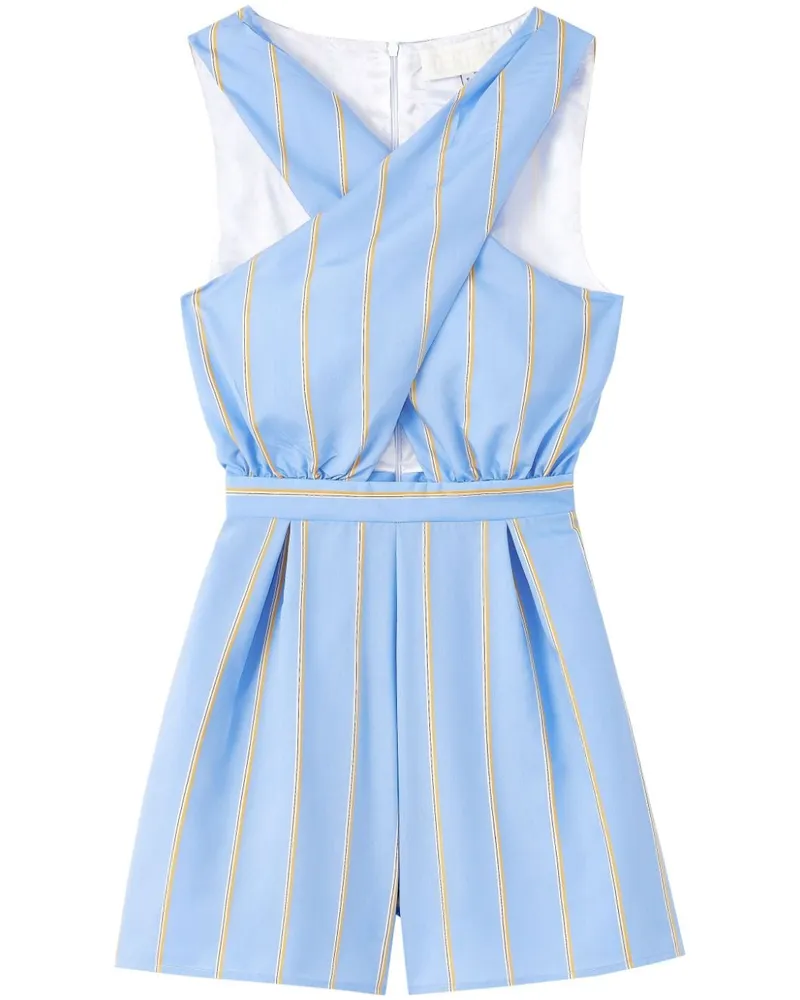 DESTREE Gestreifter Louis Playsuit - Blau Blau
