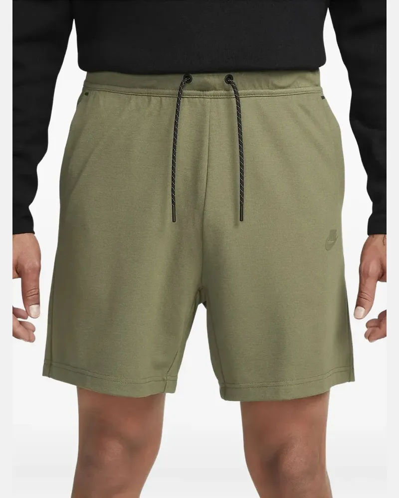 Nike tech fleece zip-detail shorts - Grün Grün