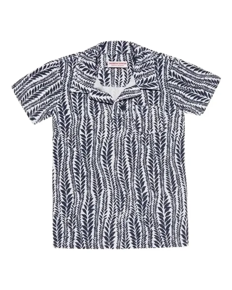 Orlebar Brown Digby Poloshirt mit Print - Weiß Weiß