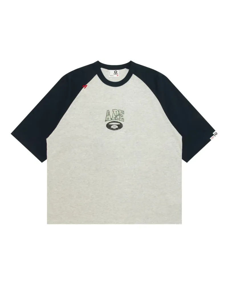 BAPE print T-shirt - Grau Grau