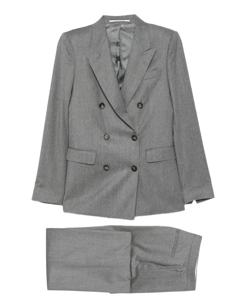 Tagliatore Doppelreihiger Anzug - Grau Grau