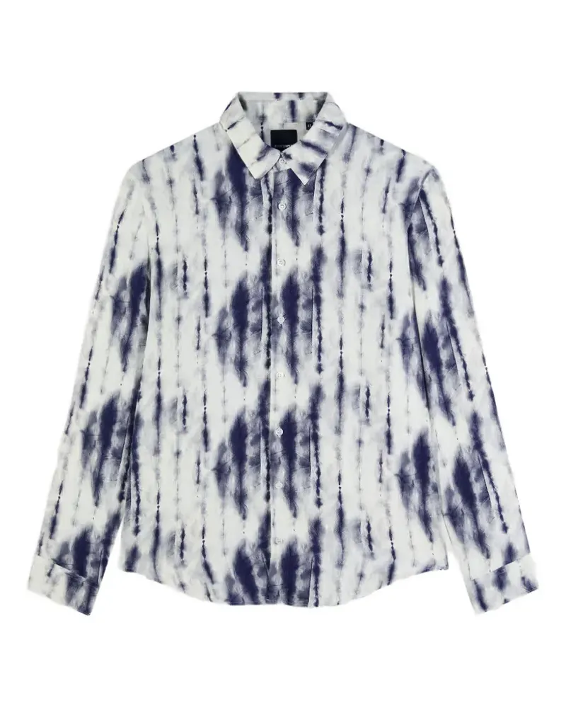 Patrizia Pepe graphic-print long-sleeve shirt - Weiß Weiß
