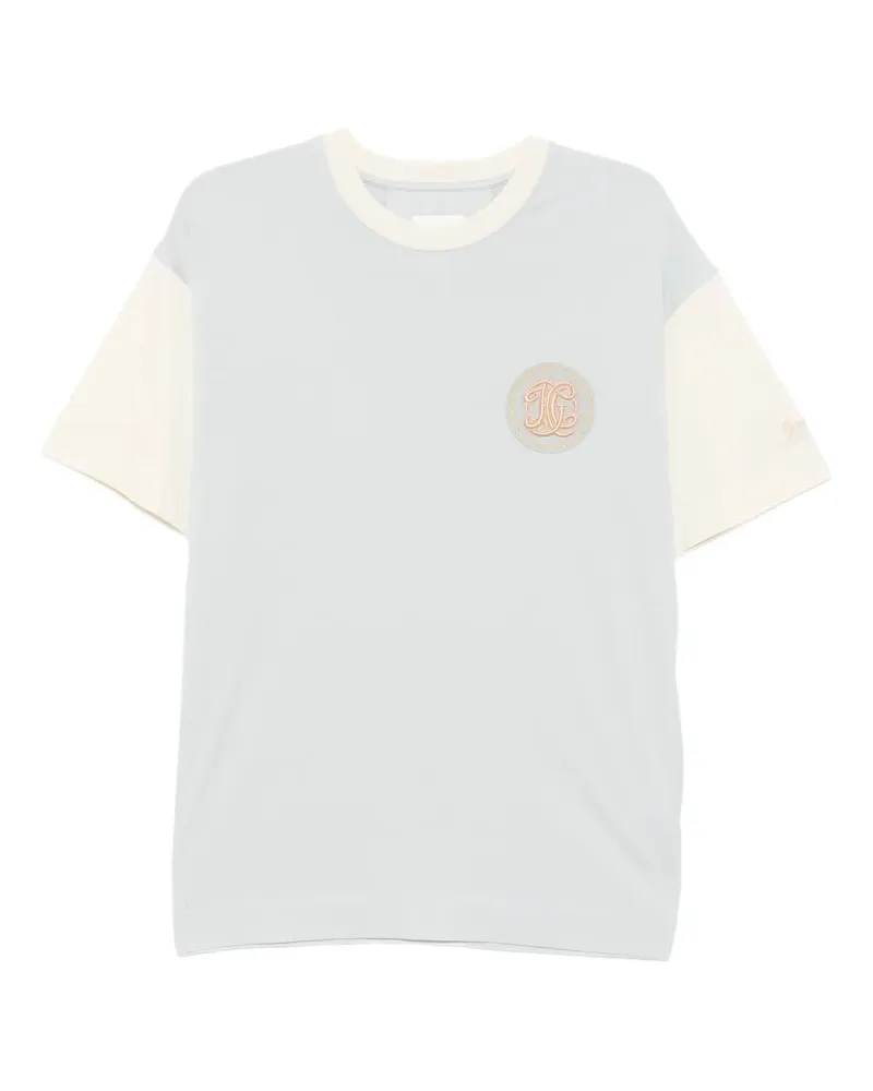 Givenchy T-Shirt mit Logo-Stickerei - Blau Blau