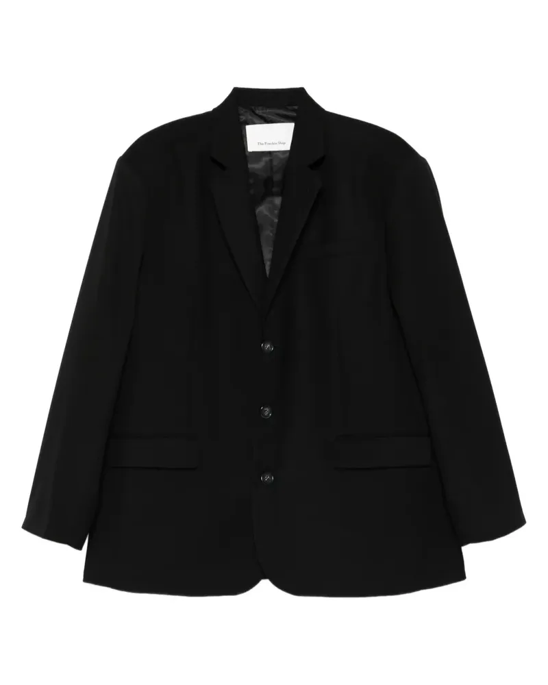 FRANKIE Shop Gelso flap-pocket single-breasted blazer - Schwarz Schwarz