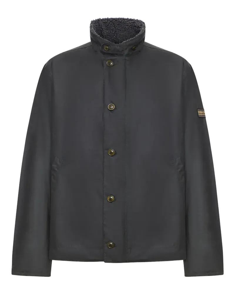 Barbour Jacke mit Fleece-Futter - Grau Grau