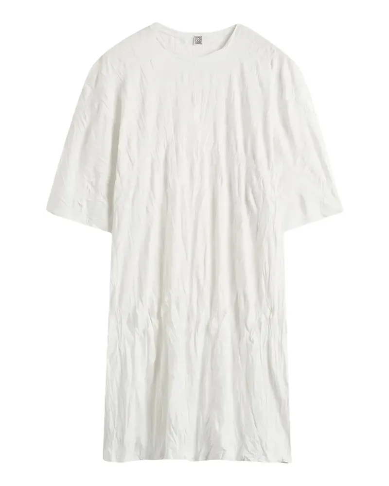 Totême textured mini dress - Weiß Weiß