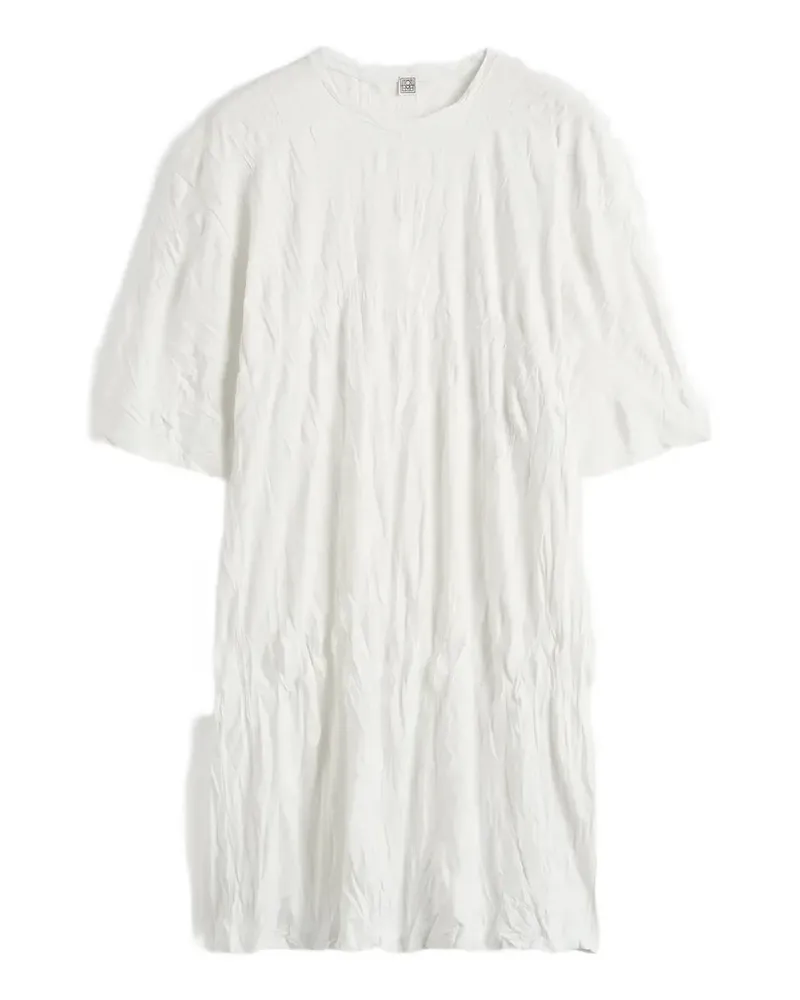 Totême textured mini dress - Weiß Weiß