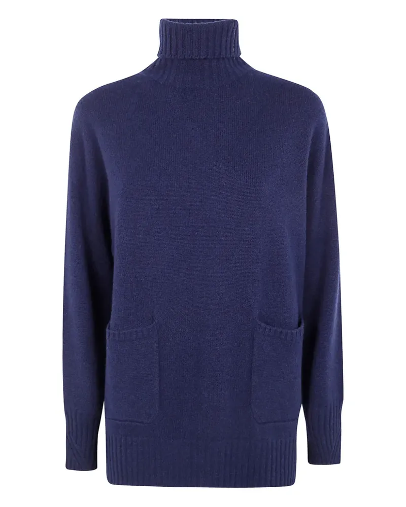 Drumohr  Pullover mit Rollkragen - Blau Blau