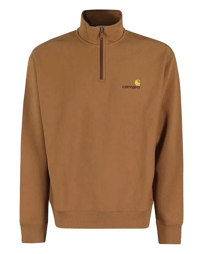 Carhartt WIP Sweatshirt mit Reißverschluss - Braun Braun