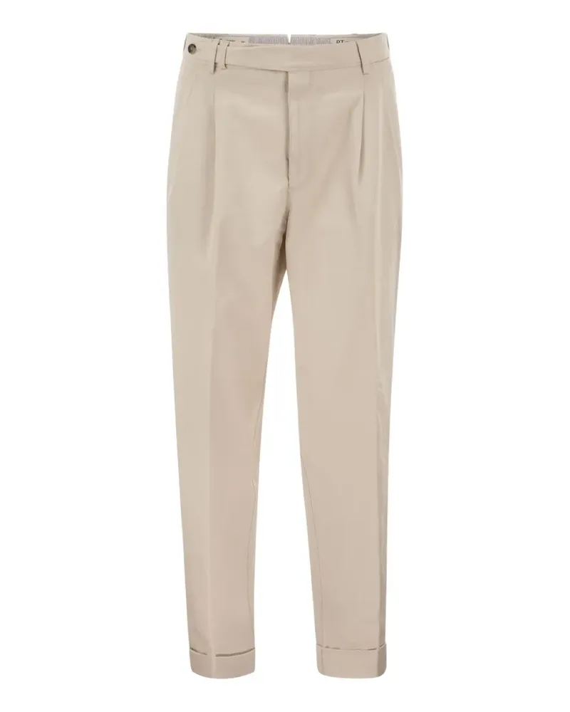 PT TORINO Plissierte Hose - Nude Nude