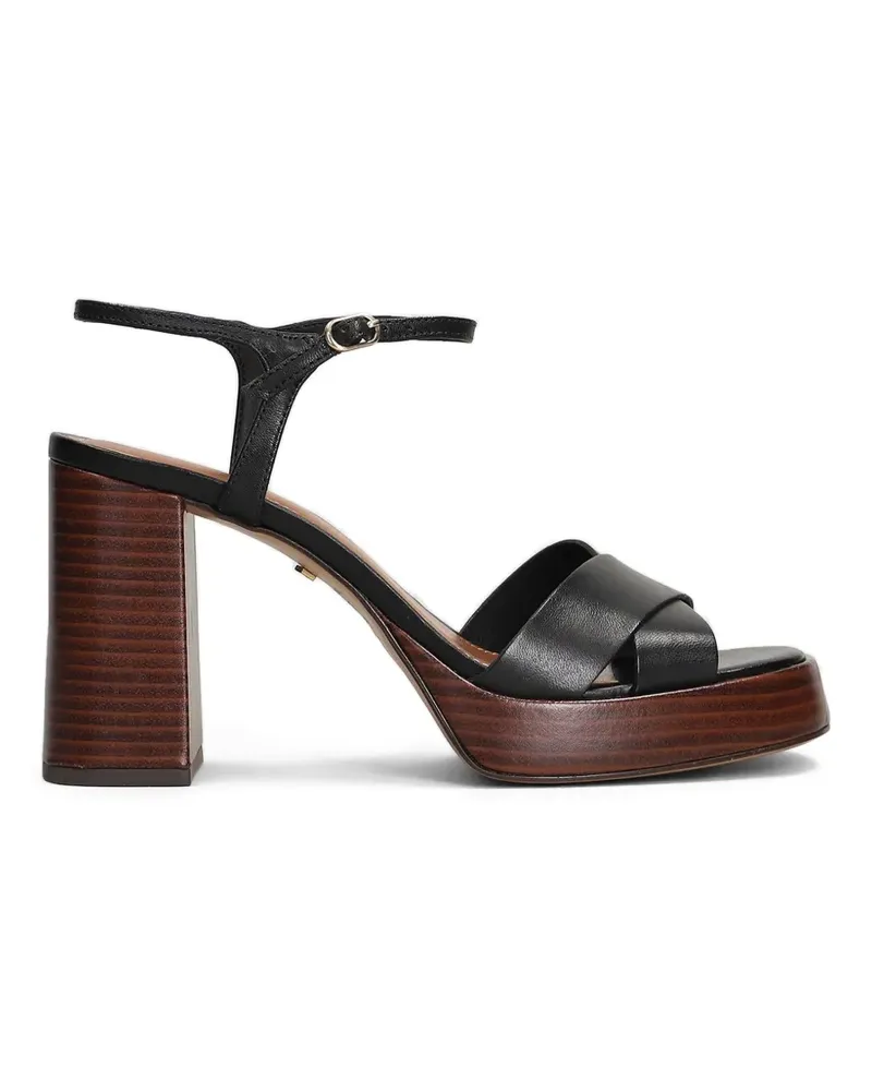 AREZZO crossover platform sandals - Schwarz Schwarz