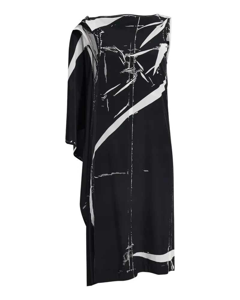 Proenza Schouler Ondine Midikleid - Schwarz Schwarz