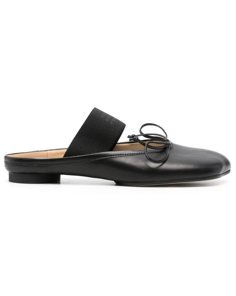 Maison Margiela Anatomic Ballerinas mit Nummern-Riemen - Schwarz Schwarz