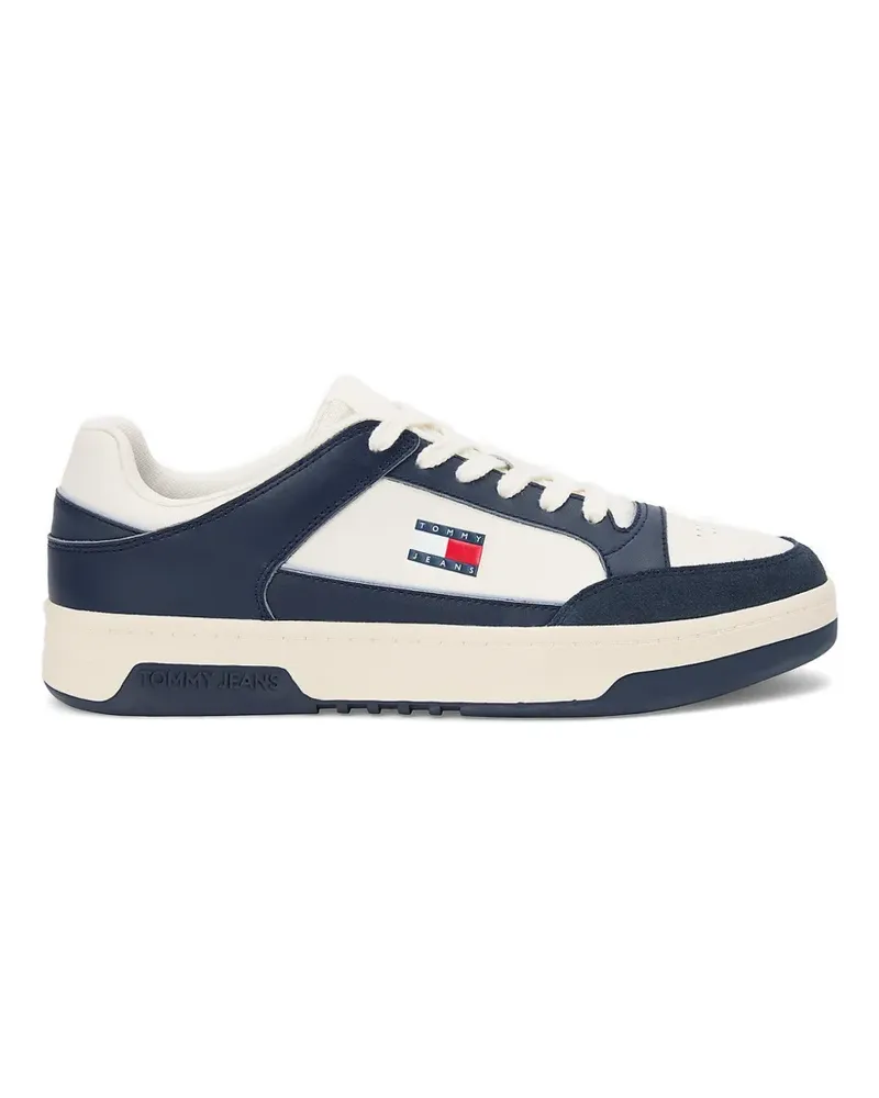 Tommy Hilfiger panelled logo-patch sneakers - Blau Blau