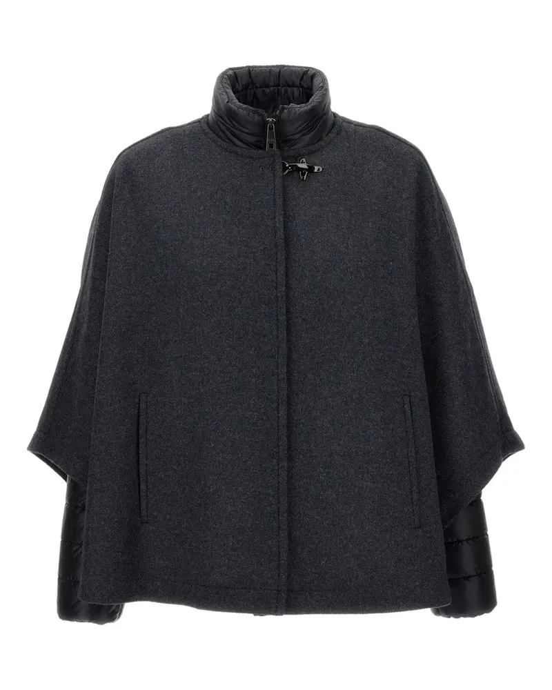 Fay Cape mit Hakenverschluss - Schwarz Schwarz
