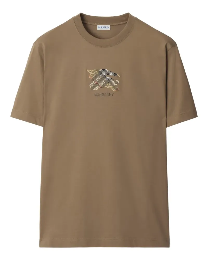 Burberry Equestrian Knight T-Shirt - Braun Braun