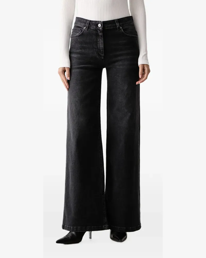 Luisa Spagnoli Olla wide-leg jeans - Grau Grau