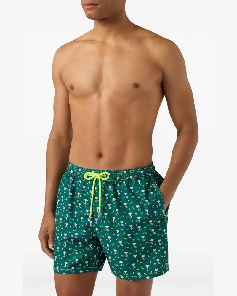 MC2 Saint Barth Snoopy Tennis Badeshorts - Grün Grün