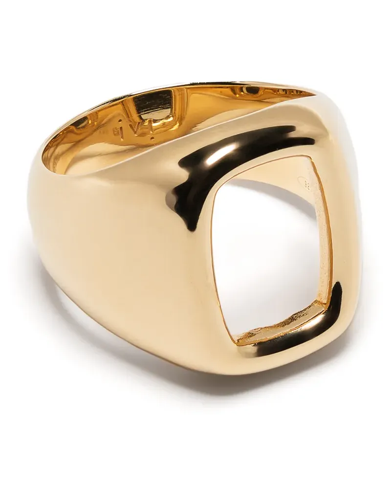 IVI Collection Klassischer Siegelring - Gold Gold