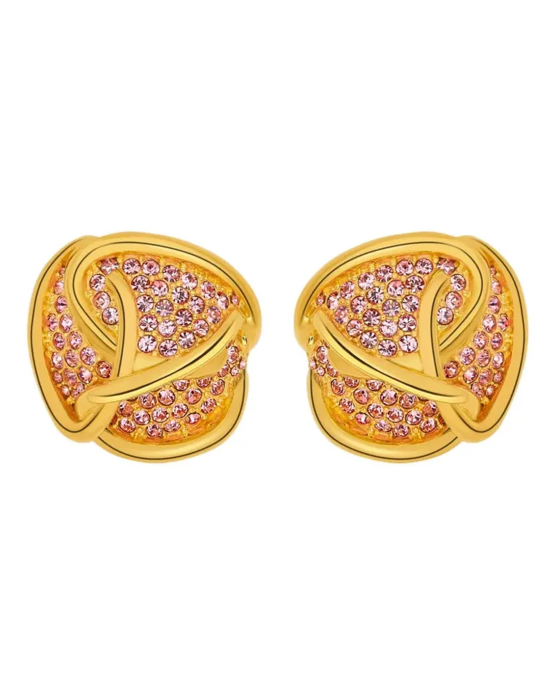 Oscar de la Renta Ohrringe mit Schmucksteinen - Gold Gold