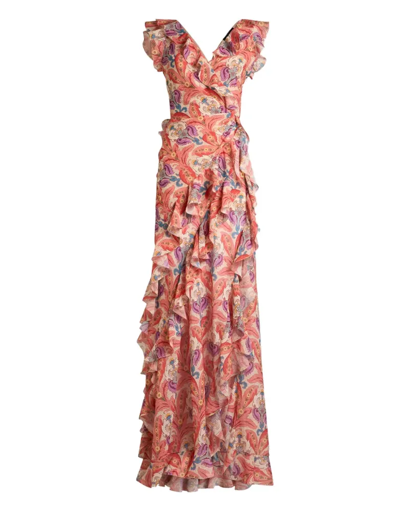 Etro Kleid mit Print - Orange Orange