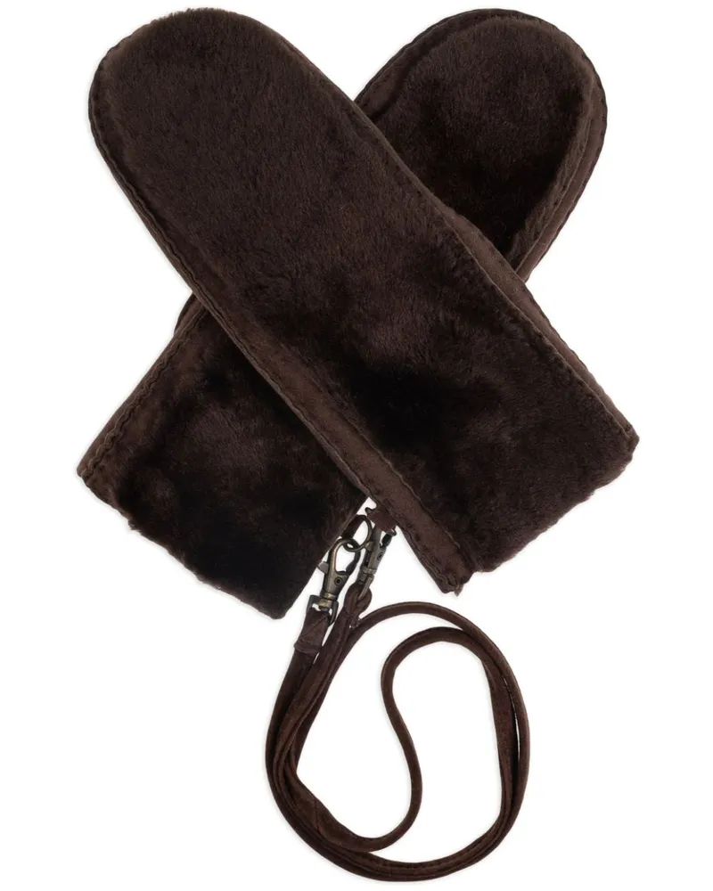 UGG Handschuhe aus Shearling - Braun Braun