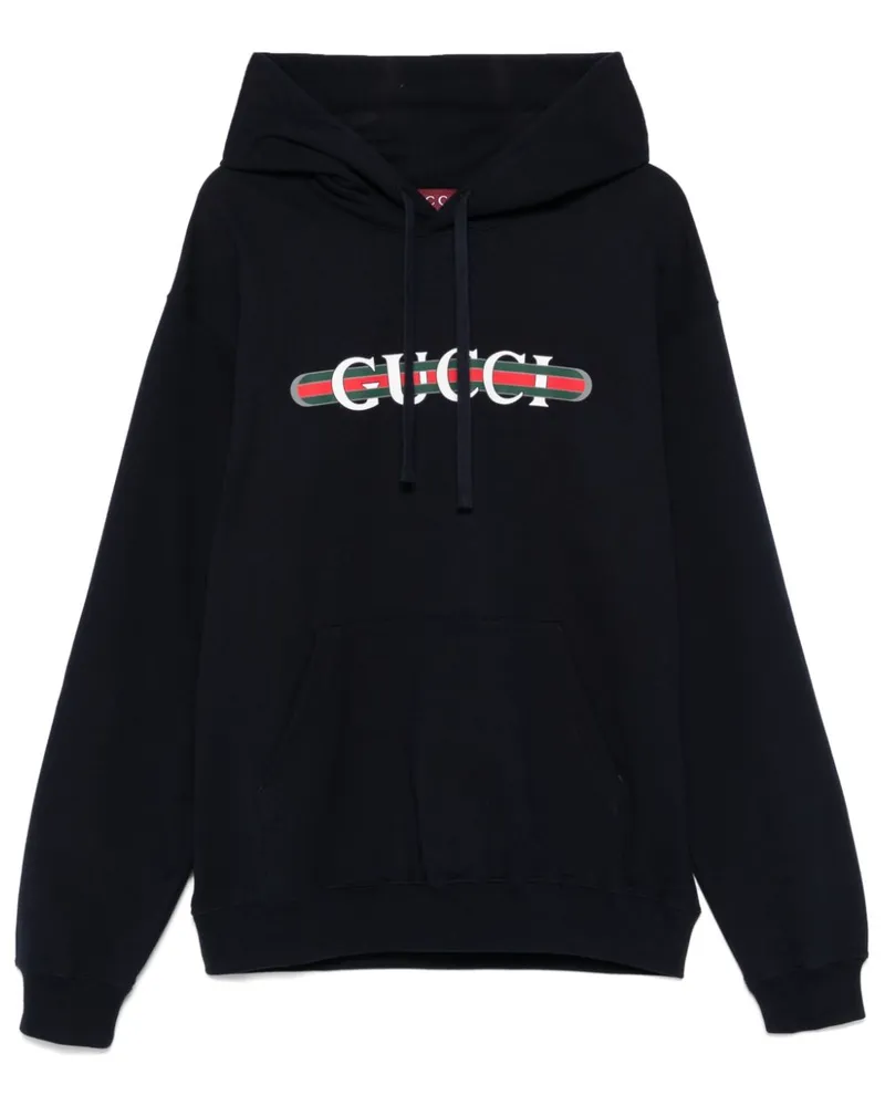 Gucci Hoodie mit Print - Blau Blau