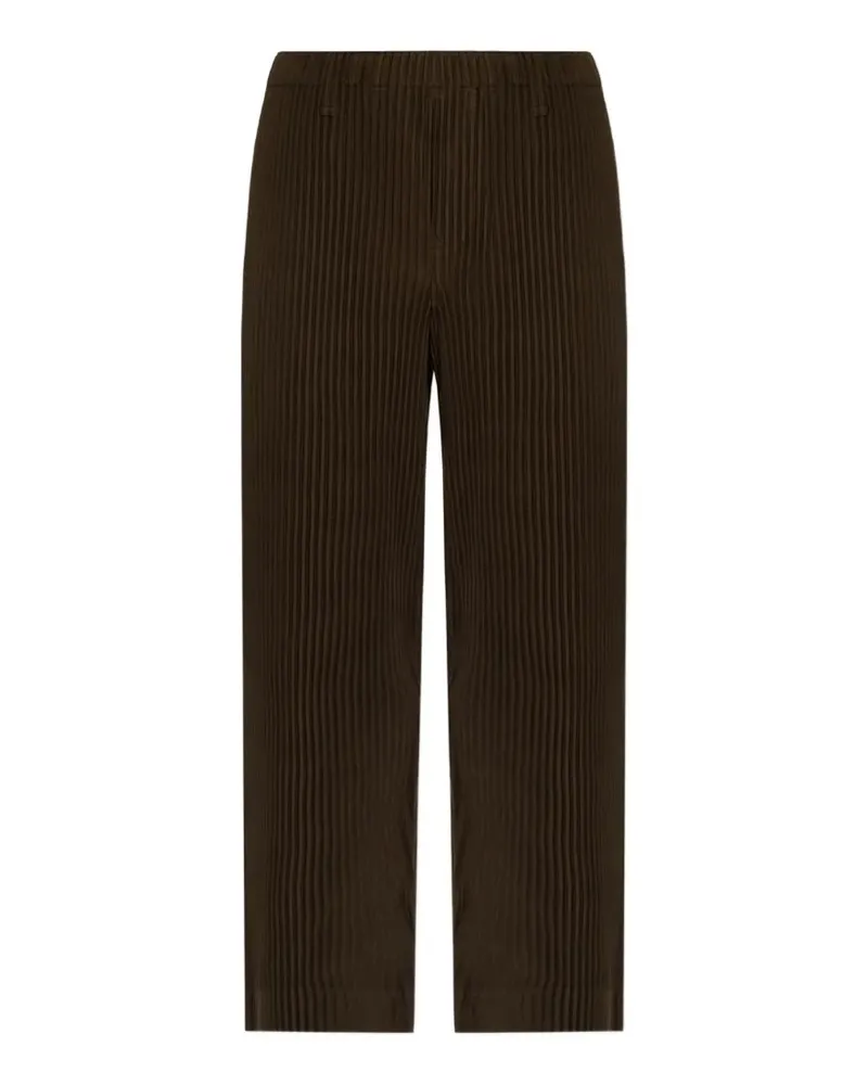 Issey Miyake pleated trousers - Braun Braun